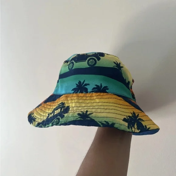 Kids Navy Blue Bucket Hat - Picture 4 of 6